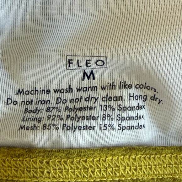 Fleo Reinette Sports Bra in Bronze Bamboo & Cabaret Size Medium - Picture 8 of 12